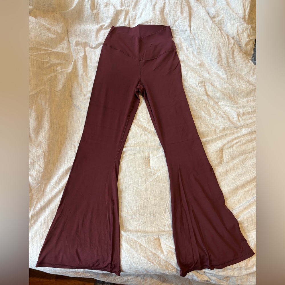 Aerie Crossover High Waisted Flare Leggings